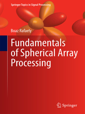 cover image of Fundamentals of Spherical Array Processing